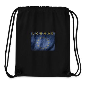 EU Flagge Europäische Union Europa Brüssel - Stanley/Stella recycelter Gym Bag - Schwarz - Vorne