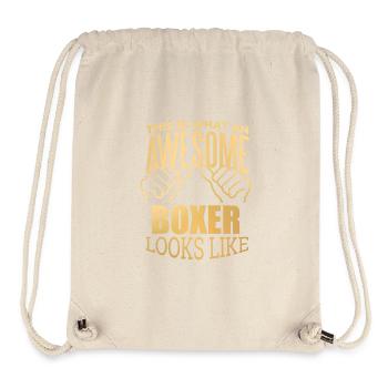 Boxen - Stanley/Stella recycelter Gym Bag - Naturweiß - Vorne