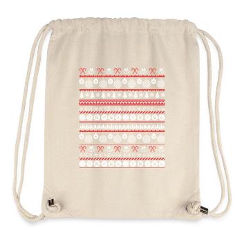Funny Christmas Math - Stanley/Stella Recycled Gym Bag - natural - Front