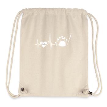 Quilting Quilting Heartbeat - Stanley/Stella Recycled Gym Bag - natural - Front