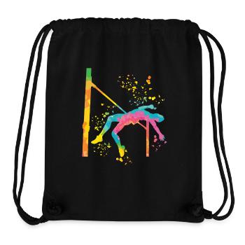 Hochspringer Wasserfarben Hochsprung - Stanley/Stella recycelter Gym Bag - Schwarz - Vorne