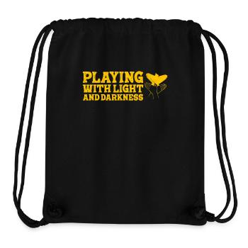 Spiel mit Licht und Dunkelheit Schatten - Stanley/Stella recycelter Gym Bag - Schwarz - Vorne
