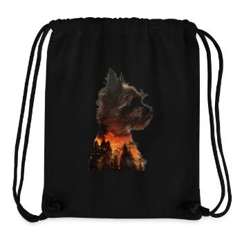 Yorkshire Terrier - Stanley/Stella Recycled Gym Bag - black - Front