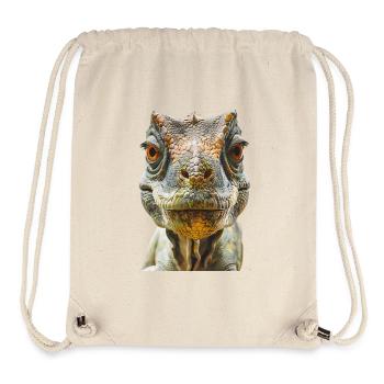 Dinosaurier - Stanley/Stella recycelter Gym Bag - Naturweiß - Vorne