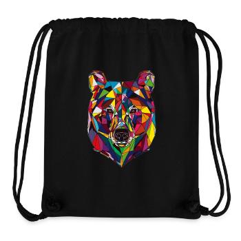 Porter - Sac à cordon recyclé Stanley/Stella - noir - Devant