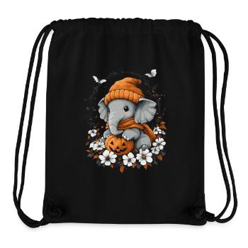 Elefant Halloween Geschenk Frauen Männer Kinder - Stanley/Stella recycelter Gym Bag - Schwarz - Vorne