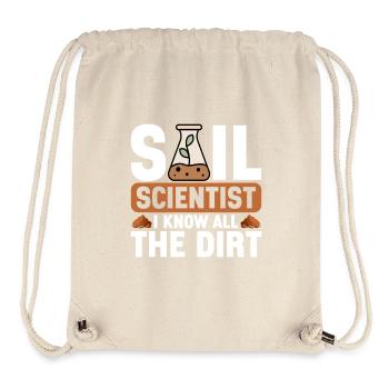 Bodenwissenschaftler Soil Science - Stanley/Stella Recycled Gym Bag - natural - Front