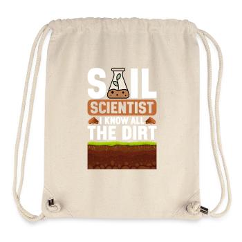 Bodenwissenschaftler Soil Science - Stanley/Stella Recycled Gym Bag - natural - Front