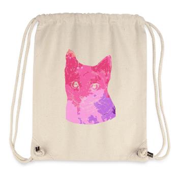 Cat Russian Blue Cat Colorful - Stanley/Stella Recycled Gym Bag - natural - Front