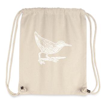 Sandpiper Floral Pattern - Stanley/Stella Recycled Gym Bag - natural - Front