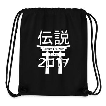 Legend since June 2017 Geburtstag Geschenk - Stanley/Stella recycelter Gym Bag - Schwarz - Vorne