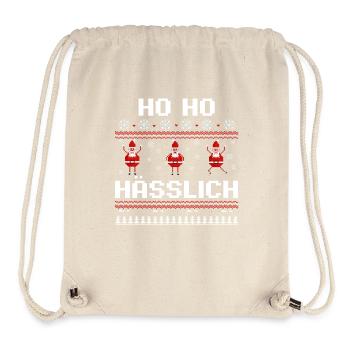 Santa Claus Christmas Ugly Christmas - Stanley/Stella Recycled Gym Bag - natural - Front