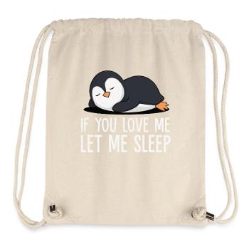 Pinguin Pinguine Tier - Stanley/Stella recycelter Gym Bag - Naturweiß - Vorne