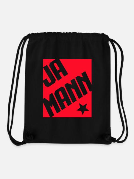 Ja Mann - Stanley/Stella recycelter Gym Bag - Schwarz