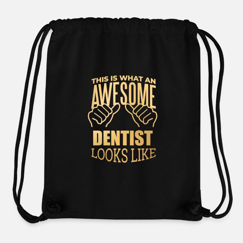 Dentist - Stanley/Stella Recycled Gym Bag - black