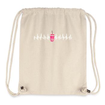 Thé à bulles Boba BubbleTea Kawaii Japan Tea Kpop - Sac à cordon recyclé Stanley/Stella - blanc naturel - Devant