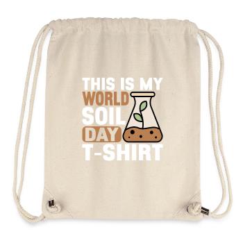 Bodenwissenschaftler Soil Science - Stanley/Stella Recycled Gym Bag - natural - Front