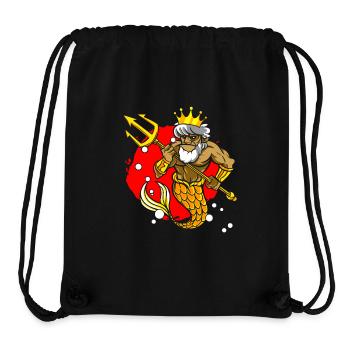 Ancient God Greek Zeus Mythology - Stanley/Stella Recycled Gym Bag - black - Front