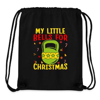 Fitness Fanatics My Little Bells For Christmas - Stanley/Stella Recycled Gym Bag - black - Front