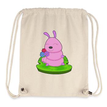 Fleurs de chenille - Sac à cordon recyclé Stanley/Stella - blanc naturel - Devant