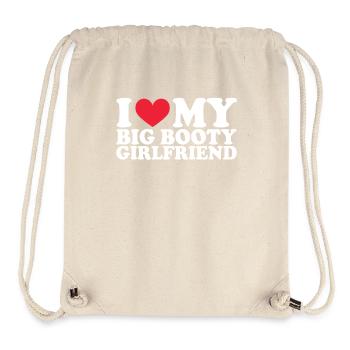 Petite amie Petite amie Relation Couple Amour Couple - Sac à cordon recyclé Stanley/Stella - blanc naturel - Devant