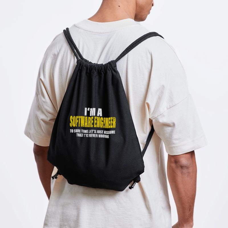 Software Engineer Funny Profession Colleague Gift Stanley/Stella Recycled Gym Bag