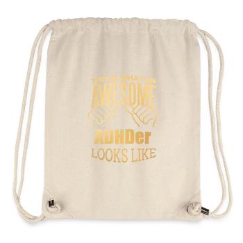 ADHS - Stanley/Stella recycelter Gym Bag - Naturweiß - Vorne