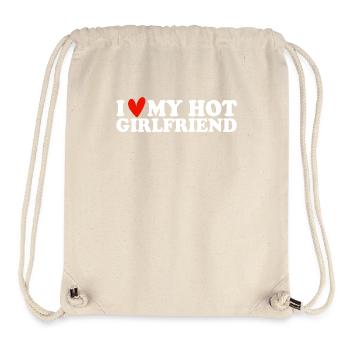 Petite amie Petite amie Relation Couple Amour Couple - Sac à cordon recyclé Stanley/Stella - blanc naturel - Devant