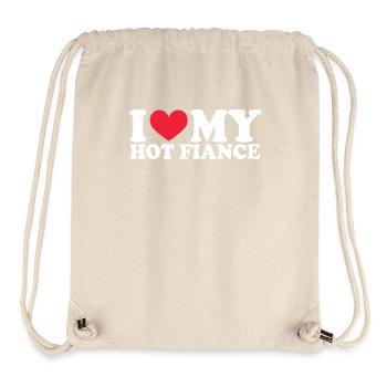 Petite amie Petite amie Relation Couple Amour Couple - Sac à cordon recyclé Stanley/Stella - blanc naturel - Devant