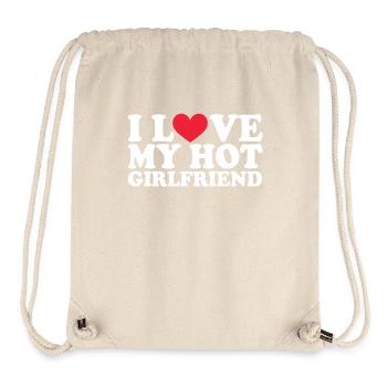 Petite amie Petite amie Relation Couple Amour Couple - Sac à cordon recyclé Stanley/Stella - blanc naturel - Devant