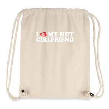 Petite amie Petite amie Relation Couple Amour Couple - Sac à cordon recyclé Stanley/Stella - blanc naturel - Devant