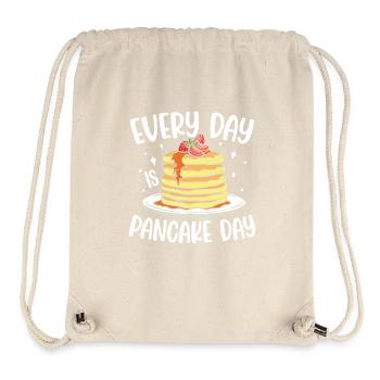 Everyday is pancake day - Stanley/Stella recycelter Gym Bag - Naturweiß - Vorne