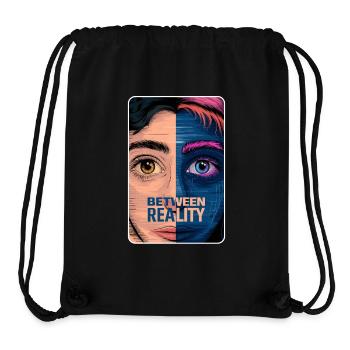 BETWEEN REALITY - Stanley/Stella Recycled Gym Bag - black - Front