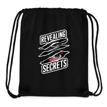 REVEALING SECRETS - Stanley/Stella recycelter Gym Bag - Schwarz - Vorne