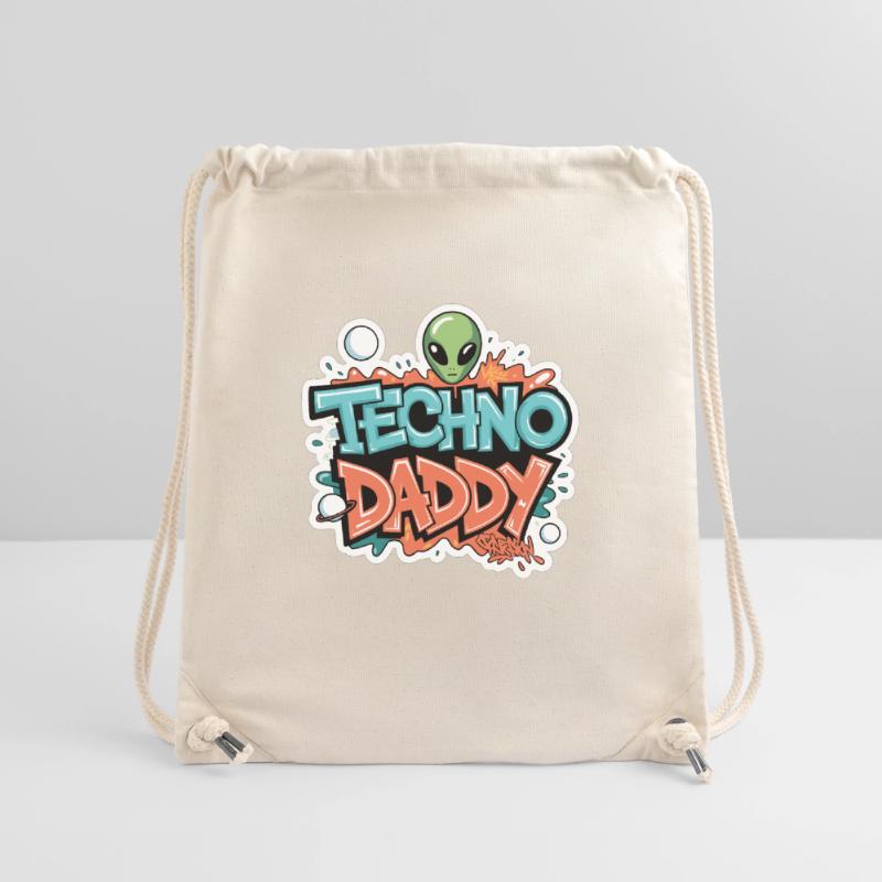 TECHNO DADDY AVEC ALIEN Sac à cordon recyclé Stanley/Stella