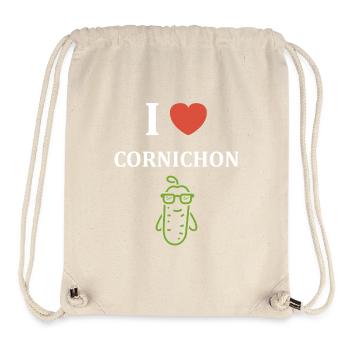 cornichon - Sac à cordon recyclé Stanley/Stella - blanc naturel - Devant
