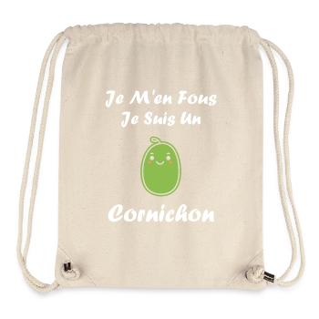 cornichon - Sac à cordon recyclé Stanley/Stella - blanc naturel - Devant