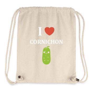 cornichon - Sac à cordon recyclé Stanley/Stella - blanc naturel - Devant