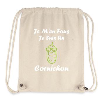 cornichon - Sac à cordon recyclé Stanley/Stella - blanc naturel - Devant