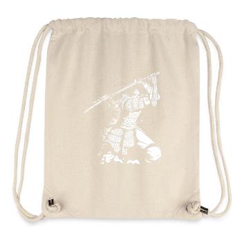 Kanji Japan Katana Sword Ninja Samurai - Stanley/Stella Recycled Gym Bag - natural - Front