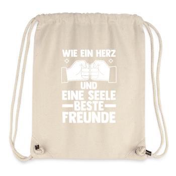 Beste Freunde - Stanley/Stella recycelter Gym Bag - Naturweiß - Vorne