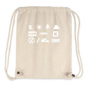 Camera Function Image Photography - Stanley/Stella Recycled Gym Bag - natural - Front