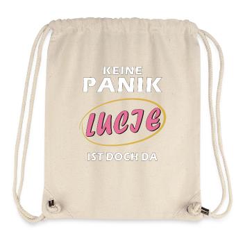 KEINE PANIK LUCIE - Stanley/Stella recycelter Gym Bag - Naturweiß - Vorne