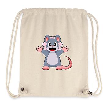 Mouse Bridal Veil Wedding - Stanley/Stella Recycled Gym Bag - natural - Front