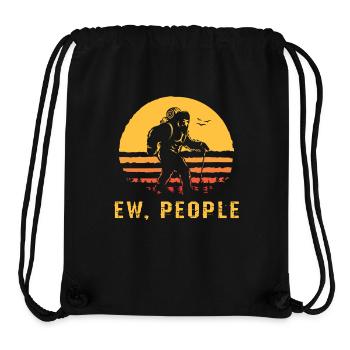 Camper People Campfire Bonfire Camping - Stanley/Stella Recycled Gym Bag - black - Front