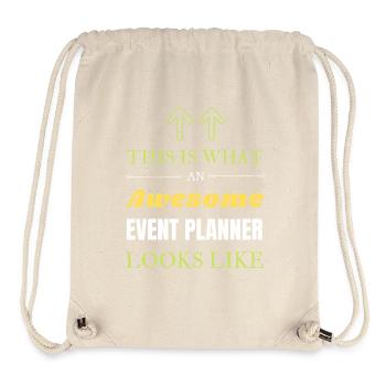 This is What an Awesome Event Planner Looks Like - Stanley/Stella Recycled Gym Bag - natural - Front