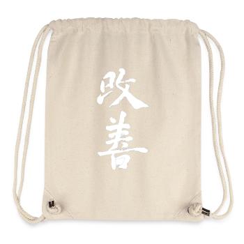 Kaizen Improvement: Continuous Progress - Stanley/Stella Recycled Gym Bag - natural - Front