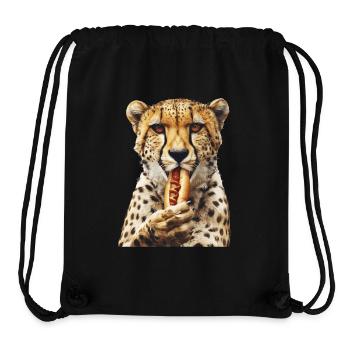 Gepard - Stanley/Stella recycelter Gym Bag - Schwarz - Vorne