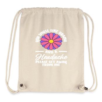 Du Riechst Nach Drama Und Kopfschmerzen Bitte Geh - Stanley/Stella recycelter Gym Bag - Naturweiß - Vorne