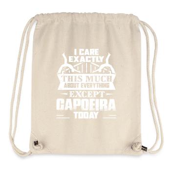 I Care Exactly This Much Except Capoeira Today - Stanley/Stella Recycled Gym Bag - natural - Front